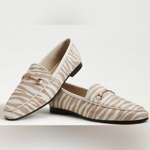 Sam Edelman, LORAINE BIT LOAFER- Taupe Zebra